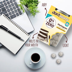 Don't Worry Meringue Vanilla—low carb, satisfying sweet bite.