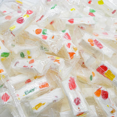 Donty-Tonty JUJUBE NOUGAT candies in a jar showing fresh soft texture