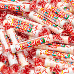 Donty-Tonty Original Candy Rolls assorted close-up with fruity flavors in a 1 lb bag