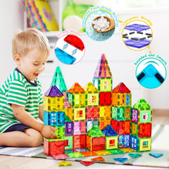 Dopyye storage bag keeps tiles organized for easy cleanup.
