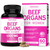 Dorado Nutrition Beef Organ Women Liver capsules support daily energy and nourishment.