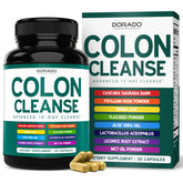 Dorado Nutrition Colon Cleanse bottle front view for gentle gut support