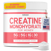 DORADO NUTRITION creatine bottle on counter for workouts
