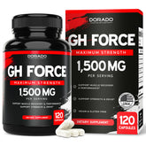 DORADO NUTRITION HGH supplements bottle front indicating daily support.