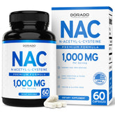 Dorado Nutrition NAC 1000mg capsule ready for daily use and potential immune support.
