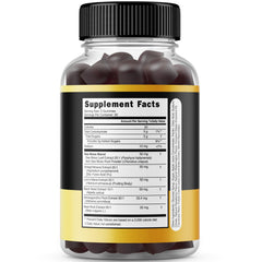 DORADO NUTRITION Shilajit Gummies Ashwagandha and Lion's Mane pack shot supports calm focus.