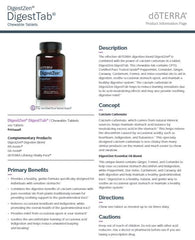 doTERRA DigestTab tablets on a counter, offering gentle relief from occasional indigestion.