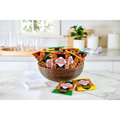 Dot's Homestyle Pretzels Parmesan Garlic bag delivering savory, cheese-kissed crunch.