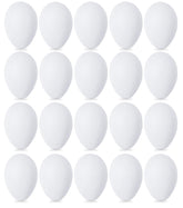 Double Couple white plastic eggs ready for Easter hunts and easy customization