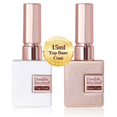 Double Rhythm base coat 15ml bottle for smooth adhesion and prep.