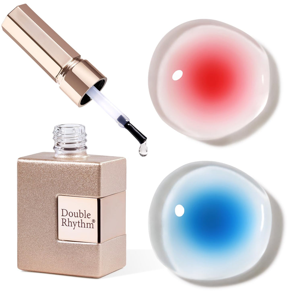 Double Rhythm Blooming Gel in a clear bottle for precise application