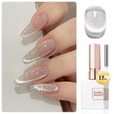 Double Rhythm cat eye polish bottle with magnet for shimmering magnetic nail art