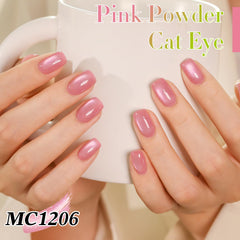 Swatch shows fruit purple pink base for versatile nail art.
