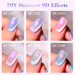 Double Rhythm 7.5ml bottle label shows color and curing guidance for at-home use.