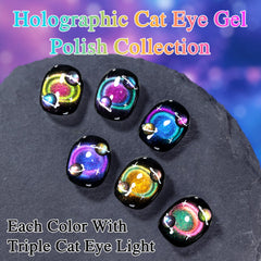 Close-up of Double Rhythm shimmer glitter with holographic sparkle and smooth finish.