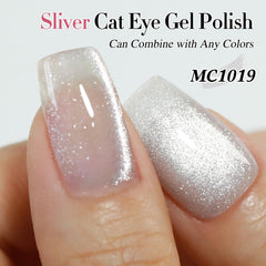 Double Rhythm magnetic tool enabling varied cat eye styles on nails