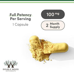 Double Wood Dihydroberberine label design highlighting GlucoVantage patent.