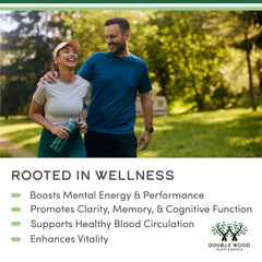 Serving size image of Double Wood Ginseng capsules for mood and motivation