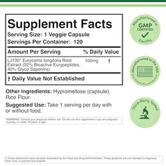 Double Wood LJ100 Tongkat Ali capsules ready for daily use and energy support