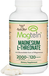 Double Wood Magtein bottle on shelf for brain magnesium support