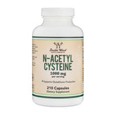 Double Wood NAC bottle with capsules highlighting antioxidant support for daily wellness