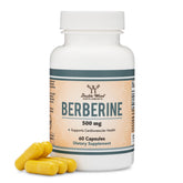 Double Wood Berberine bottle front with 60 capsules for daily support.