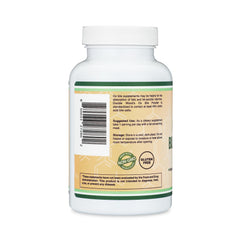 Double Wood Ox Bile 120 capsules highlights two-month supply for consistency