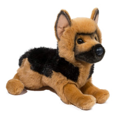 Douglas General German Shepherd Plush face airbrushing adds realism for playful storytelling