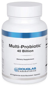 Douglas Laboratories Multi-Probiotic 40 Billion bottle front supporting daily gut balance