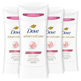 Dove Advanced Care Beauty Finish Stick packaging, travel-friendly and compact.