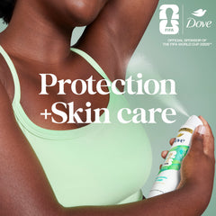 Alcohol-free Dove Advanced Care Dry Spray provides a smooth, comfortable daily experience.