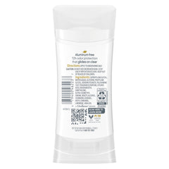 Dove aluminum-free deodorant stick coconut pink jasmine highlights skin-friendly protection