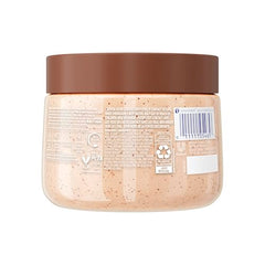 Dove Brown Sugar Coconut Butter Scrub application in shower demonstrating gentle exfoliation