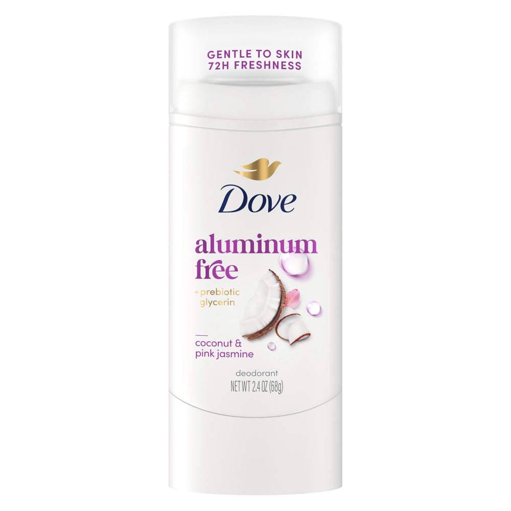 Dove Deodorant Stick 72h odor protection with coconut and pink jasmine for lasting freshness