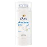 Dove Deodorant Stick Sensitive front label highlights aluminum-free formula for daily use