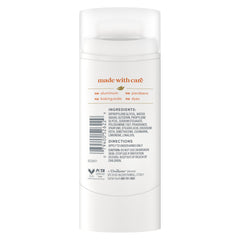 Dove Sparkling Vanilla application shows smooth glide on skin.