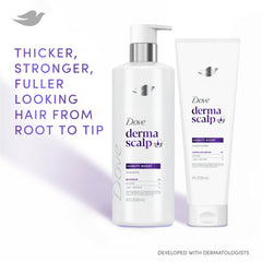 Dove Derma Scalp Density Boost Niacinamide and Glycerin ingredients close-up.