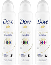 Dove Dry Spray Invisible Sheer Fresh front can showing all-day freshness without residue.