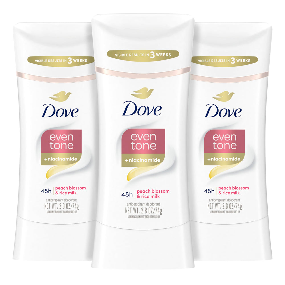 Dove Even Tone Peach Blossom Stick packaging for daily protection