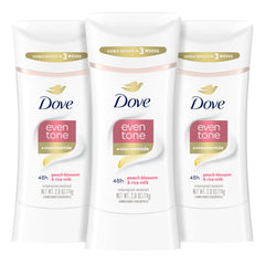 Dove Even Tone Peach Blossom Stick packaging for daily protection
