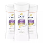 Dove Even Tone rosewood-powder antiperspirant stick provides fresh underarm protection