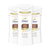 Dove Even Tone Shea Butter & Vanilla stick glides smoothly for long-lasting protection.