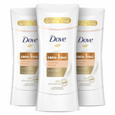 Dove Even Tone Apple Blossom scent on a stick for daily underarm use.