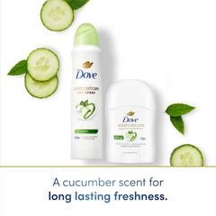 Dove fragrance image with juicy pear and crisp cucumber for an uplifting scent.
