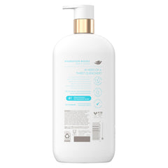 Dove Hydration Boost creamy serum wash, rich lather for silky skin