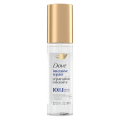 Dove Intensive Repair bottle pour shows easy application for 72H protection
