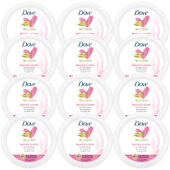 Dove Beauty Lotion jar shows light texture and fast absorption for smooth skin.