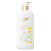 Dove Melanin Radiance bottle pour for a hydrating cleanse