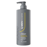 DOVE MEN+CARE 2-in-1 shampoo bottle shows convenient, anti-dandruff protection.