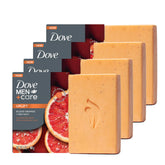 Dove Men+Care cleansing bar pack with Blood Orange and Sea Salt for daily hydration